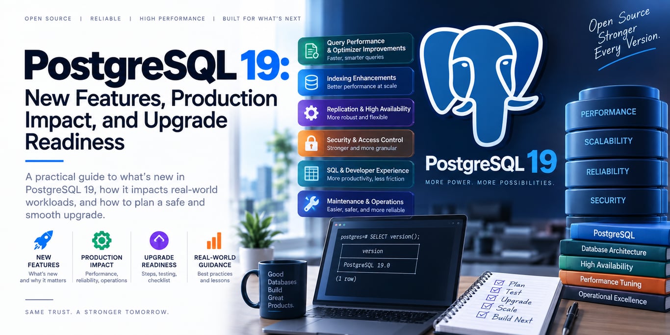 PostgreSQL 19: New Features, Production Impact, and Upgrade Readiness