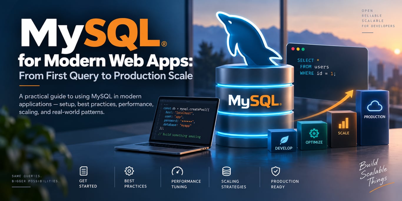 MySQL for Modern Web Apps: From First Query to Production Scale